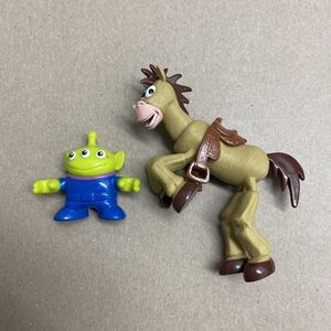 Disney Toy Story Figures Alien and Bullseye Lot of 2